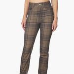 We Wore What  The Icon Jean in Cool Plaid Size 26 NWT Photo 1