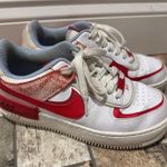 Nike Air Force 1 Shadow Cracked Pink and Red Photo 2
