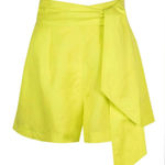 Hunter Bell  High Waist Yellow Shorts Photo 0