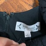 Nanette Lepore Black Lace Trim Flounce Hem Dress 8 Photo 6
