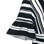 Studio One  cute black and white striped dress! Really classic style. Nwot Photo 3