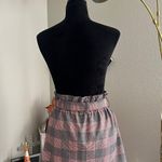 ZARA TRF Collection Women’s Plaid Red and Black Mini Skirt with Pockets Size 28 Photo 1