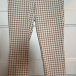 Old Navy Women’s Tan Checkered Pixie Pants Photo 0