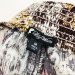 Lily White Boho Abstract Patterned Shorts | Size M Photo 6