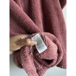 CAbi  Women’s Small Jacket Embrace Topper Dusty Pink Rose Fleece Hooded‎ Zip Photo 10