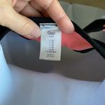 Gap medium sports bra comfy cotton black and coral mesh racerback stretchy Photo 3