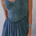 Free People Arabesque Maxi Dress Gray Photo 1