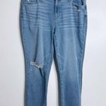 Paige  Brigitte‎ Jeans Distressed Size 31 Light Blue Wash Photo 0