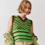 Urban Outfitters BDG Jessa Sweater Vest NWT Size M - Green Photo 0