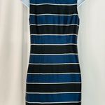 Banana Republic  Blue and Black Sheath Midi Dress (752) Photo 2