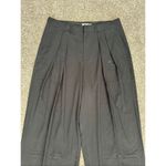 Good American  Luxe Suiting Column Pleated Wide Leg Trousers Pants Flowy Size 16 Photo 9