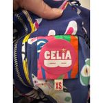 CeliaB Barbara Floral Crepe Dress – Navy – Size XS Blue Photo 4