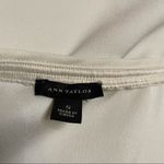 Ann Taylor  Cream Blouse with Gold Accent Photo 2