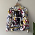 Disney ElevenParis “Who Runs the World” Colorful Princess Character Sweatshirt M Photo 9