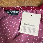 Bloom‎ Chic Midi Dress Milkmaid 18 20 Red Polka Dot Sweetheart Tiered Flutter Sl Size undefined Photo 10