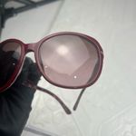 Prada Women’s Oversized Sunglasses with Red Case Photo 6