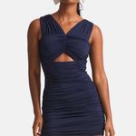 Love Shack Fancy  bayana mini dress in navy size Medium Photo 0