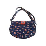 UNIVERSITY OF AUBURN Fabric Logo Blue Orange Shoulder Bag Photo 6