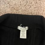 Bozzolo  Black Ribbed Knit Top Photo 2