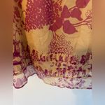 Theory  100% Silk Oriol Dress Floral Empire Waist Babydoll y2k NWT Sz Large *READ Photo 4