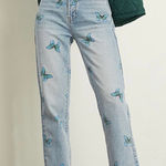 PacSun  Eco Butterfly Print Dad Jeans Photo 0