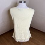 Vtg Shaver Lake Tank Top Size XL Yellow Lace Hem Jeweled Neck Coquette Soft Girl Photo 7