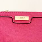 Dune London  Womens Pink Pebbled Leather Wallet Pouch Zipper Key Clip Photo 1