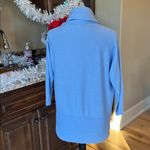 Kasper  Powder Baby Blue Open Cardigan Sweater Womens Small Photo 8
