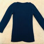 Anne Klein ribbed knit top blue size small Photo 10