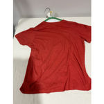 Woman’s XL Red Lif Apparel Short Sleeve T Shirt Says One Nation Under God Photo 2