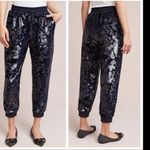 Anthropologie Ett Twa by Navy Blue Velvet Sequin Jogger Pants
L Photo 2