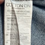 Cotton On 91 raw hem denim overall side pockets mini dress Photo 5