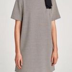ZARA Houndstooth Short Sleeve Shift Dress Photo 0