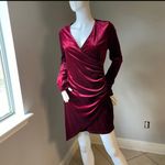 SheIn Bae Wrap Front Ruched Detail Velvet Dress
Size Large for size 10 Photo 5
