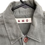 EUC AMO Tiered Ruffle Back Army Shirt Jacket
Size Small Photo 6