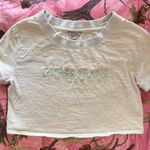 Guess x asap rocky striped green short sleeve cropped tee Photo 2