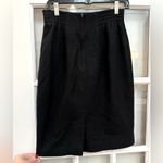 Norton Mcnaughton Vintage  100% Virgin Wool Black Pencil Skirt Size 6 Small S Photo 1
