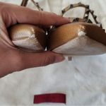 Valentino Tan Chic Old Money Edgy Feminine Luxury Iconic Studded Heels Size 37.5 Brown Photo 3