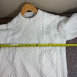 Sunday Best Aritzia Off White Cable Knit Fisherman Sweater Sz XS City Preppy EUC Photo 6