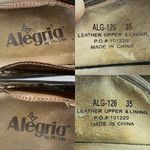 Alegria Shiny Bronze Brown Patent Leather Buckle Slide Mule ALG-126 35 5 5.5 Photo 9