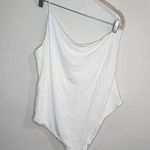 Good American NWT Good Touch White Women 3XL One Shoulder One Piece Bodysuit Photo 2
