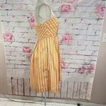Anthropologie Vanessa Virginia strapless chain sweetheart summer dress size 2 Photo 5