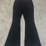 a.n.a  high rise high‎ heel super flare solid black pants size 10 NWT Photo 0