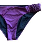 Red Carter  Purple Bikini Bottom retro swim low waist Medium fit Photo 3