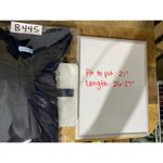 J. McLaughlin  Top‎ Sz S Blue Ruffle Smocked Bishop Sleeve Stretch V-Neck Office Photo 5