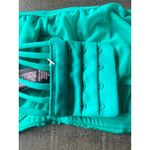 Victoria's Secret NWOT Teal Green  unlined Bandeau Yoga Strappy Detail size 36C‎ Photo 4