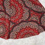 Abercrombie & Fitch Red Mandala Bohemian Mini Circle Skirt Photo 5
