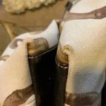 Gucci Vintage Tote Bag Canvas Leather Horsebit Logo Pattern Beige and Brown. Photo 11