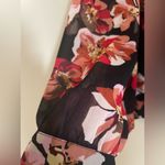 Madewell  Black and Red Floral Wrap Blouse Photo 8