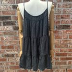 Anthropologie  Cece Ditsy Dot Tiered Woven Black Polka Dot Sundress / L / EUC Photo 7